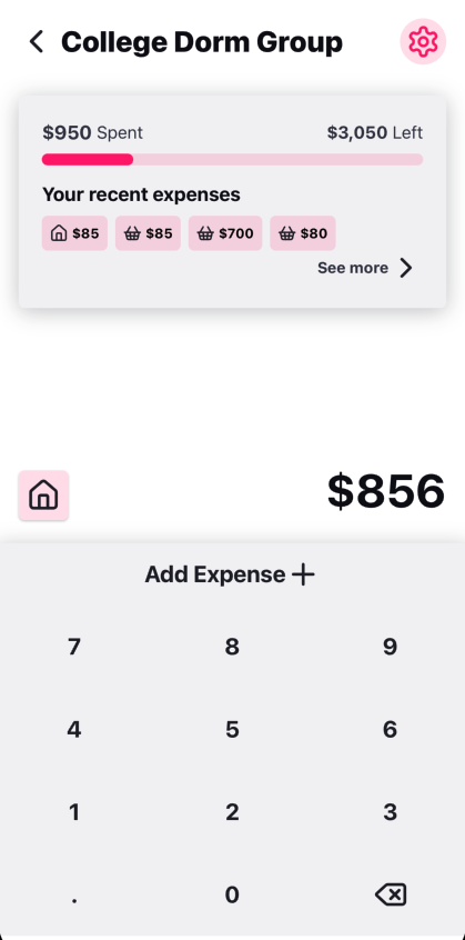 Add and expense
